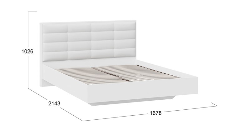 Кровать Агата тип 1 (Белый) в Магадане - изображение 2