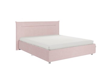 Спальная кровать Альба 1.6, нежно-розовый (велюр) в Магадане