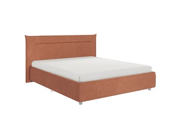 Кровать в спальню Альба 1.6, персик (велюр) в Магадане