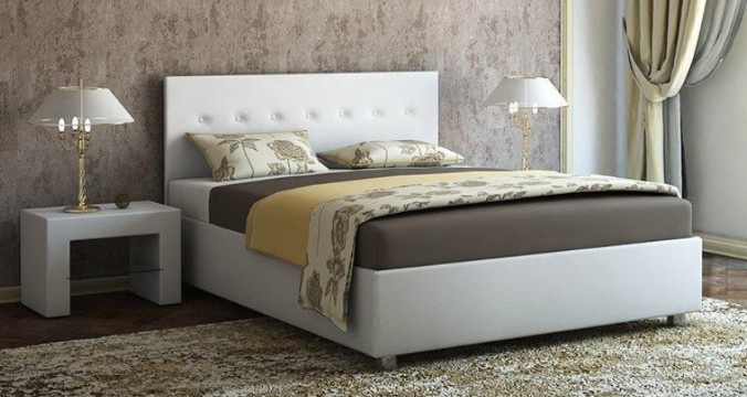 Кровать 2-х спальная Ameli с ортопедической решеткой 160х200 в Магадане - изображение 2