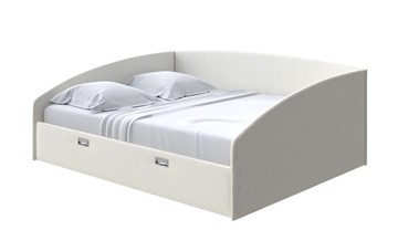 Спальная кровать Bono 160х200, Искусственная шерсть (Лама Лён) в Магадане