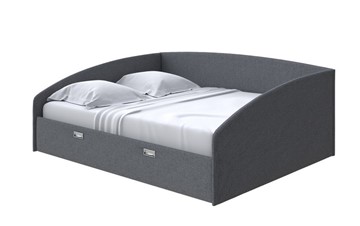 Спальная кровать Bono 160х200, Рогожка (Savana Grey) в Магадане