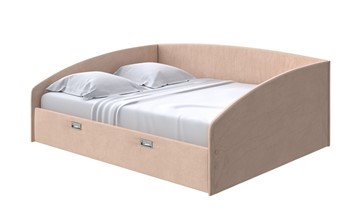 Кровать в спальню Bono 160х200, Велюр (Casa Бежевый) в Магадане