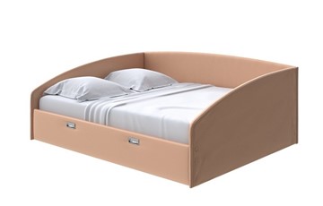 Кровать в спальню Bono 180х200, Экокожа (Латунный перламутр) в Магадане