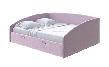 Спальная кровать Bono 180х200, Флок (Бентлей Нежно-лиловый) в Магадане