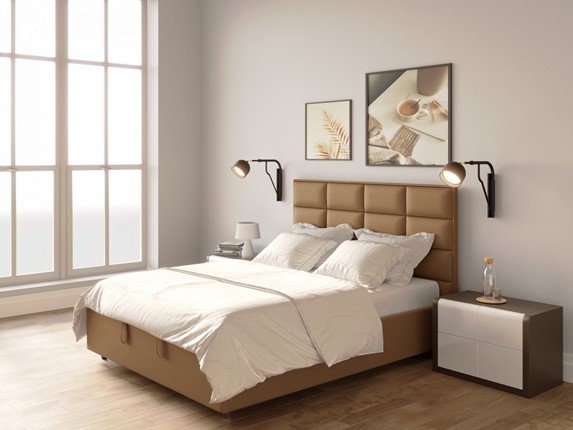 Кровать 2х-спальная Chocolate 1600х2000 с подъёмным механизмом в Магадане - изображение