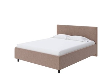 Двуспальная кровать Como (Veda) 3 160х200, Флок (Бентлей Какао) в Магадане