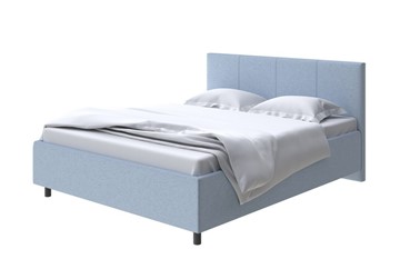 Двуспальная кровать Como (Veda) 3 180х200, Велюр (Scandi Cotton 21 Китайский Голубой) в Магадане