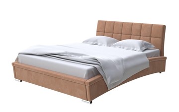 Кровать спальная Corso-1L 180х200, Микровелюр (Manhattan Брауни) в Магадане