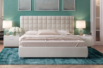 Кровать спальная Corso-3 180x200, Искусственная шерсть (Лама Лён) в Магадане - предосмотр