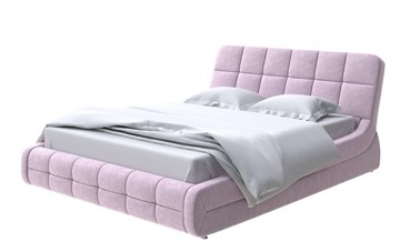 Кровать в спальню Corso-6 140x200, Флок (Бентлей Нежно-лиловый) в Магадане