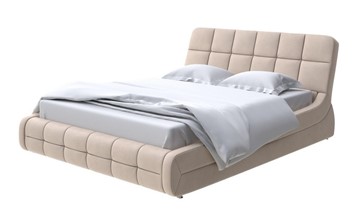 Кровать в спальню Corso-6 140x200, Микрофибра (Diva Латте) в Магадане