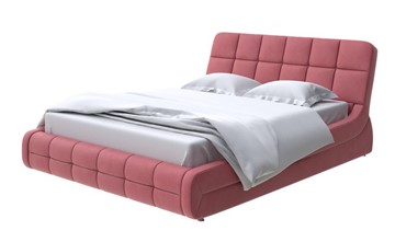 Кровать в спальню Corso-6 140x200, Микрофибра (Diva Марсала) в Магадане