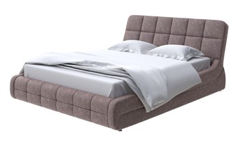 Кровать 2-спальная Corso-6 140x200, Велюр (Gratta 8 Брауни) в Магадане