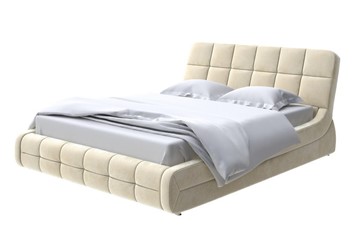 Кровать Corso-6 140x200, Велюр (Лофти Айвори) в Магадане