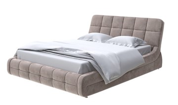 Кровать 2-спальная Corso-6 140x200, Велюр (Лофти Кофейный) в Магадане