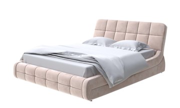 Спальная кровать Corso-6 140x200, Велюр (Лофти Мокко) в Магадане