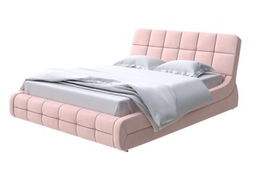 Кровать 2-спальная Corso-6 140x200, Велюр (Ultra Розовый мусс) в Магадане