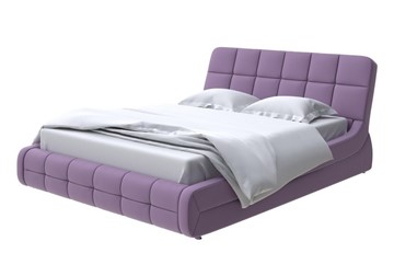 Кровать 2-спальная Corso-6 160х200, Экокожа (Слива) в Магадане