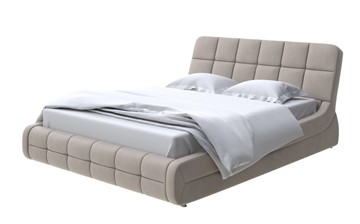 Спальная кровать Corso-6 160х200, Микрофибра (Diva Тауп) в Магадане