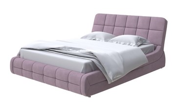 Кровать спальная Corso-6 160х200, Рогожка (Тетра Слива) в Магадане
