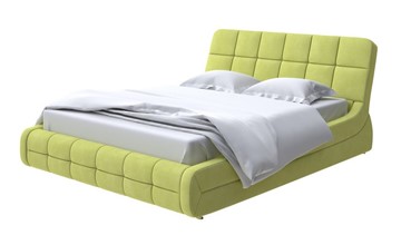 Спальная кровать Corso-6 160х200, Рогожка (Тетра Яблоко) в Магадане