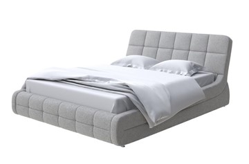 Кровать спальная Corso-6 160х200, Шенилл (Piano 19 Арктический серый) в Магадане