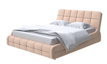 Спальная кровать Corso-6 160х200, Велюр (Casa Бежевый) в Магадане