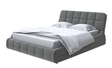 Кровать 2-х спальная Corso-6 180х200, Велюр (Forest 520 Темно-серый) в Магадане