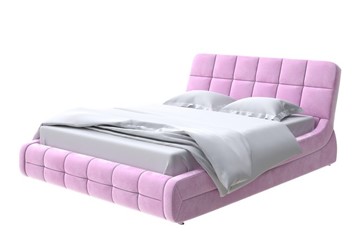 Двуспальная кровать Corso-6 180х200, Велюр (Лофти Сиреневый) в Магадане