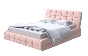 Спальная кровать Corso-6 180х200, Велюр (Ultra Розовый мусс) в Магадане