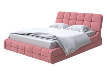 Кровать 2-спальная Corso-6 180х200, Велюр (Ultra Ягодный сорбет) в Магадане