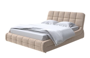 Кровать 2-спальная Corso-6 200х200, Флок (Бентлей Какао) в Магадане - предосмотр