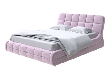 Кровать спальная Corso-6 200х200, Флок (Бентлей Нежно-лиловый) в Магадане