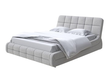 Кровать Corso-6 200х200, Искусственная шерсть (Лама Светло-серый) в Магадане