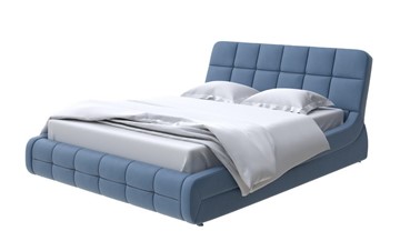 Кровать спальная Corso-6 200х200, Микрофибра (Diva Синий) в Магадане - предосмотр