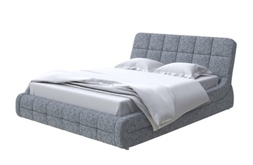 Спальная кровать Corso-6 200х200, Рогожка (Levis 85 Серый) в Магадане