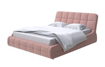 Кровать спальная Corso-6 200х200, Шенилл (Piano 10 Винтажный розовый) в Магадане
