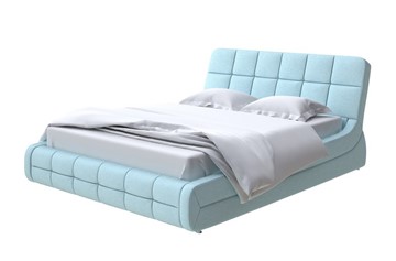 Спальная кровать Corso-6 200х200, Велюр (Scandi Cotton 20 Голубой Лед) в Магадане - предосмотр