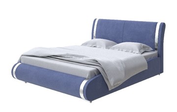 Двуспальная кровать Corso-8 200x200, Велюр (Casa Сапфировый) в Магадане