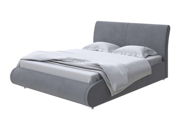 Кровать двуспальная Corso-8 Lite 180х200, Велюр (Ultra Мокрый асфальт) в Магадане