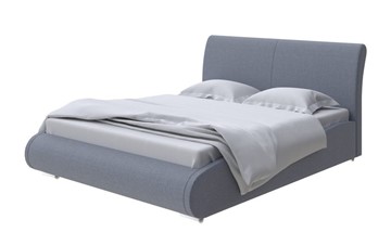 Спальная кровать Corso-8 Lite 200x200, Рогожка (Firmino Серый асфальт) в Магадане