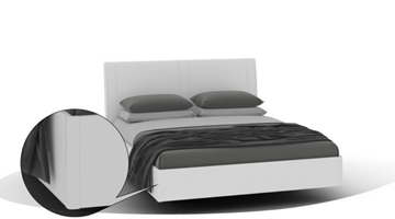Кровать 2спальная Domenica, Кр-06 (1600), без ГПМ в Магадане - предосмотр 1