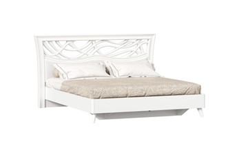 Кровать 2-спальная Джулия 1800 с кроватным основанием, Белый в Магадане