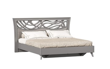 Кровать двуспальная Джулия 1800 с кроватным основанием, Оникс Серый в Магадане