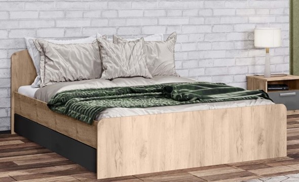 Кровать Эконика 1600х2000 с низкой ножной спинкой в Магадане - изображение