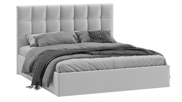Кровать 2-спальная Эмбер тип 1 (Велюр Confetti Silver) в Магадане