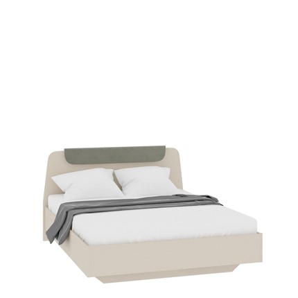 Двуспальная кровать Federica Кр-06 1600 (сатин) в Магадане - изображение