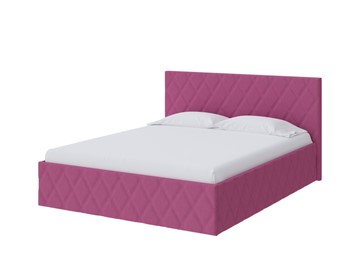 Кровать Fresco 140х200, Рогожка (Savana Berry (фиолетовый)) в Магадане - предосмотр