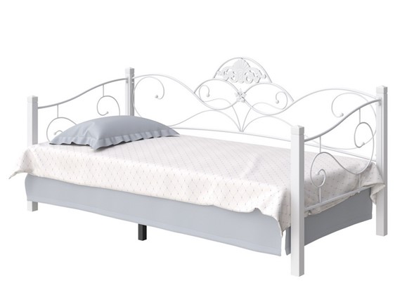 Односпальная кровать Garda 2R софа 90х200, белый в Магадане - изображение